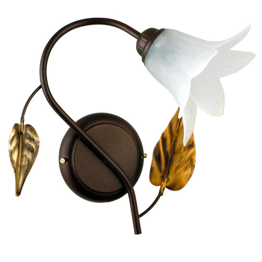Giorgia applique 1 luce marrone
