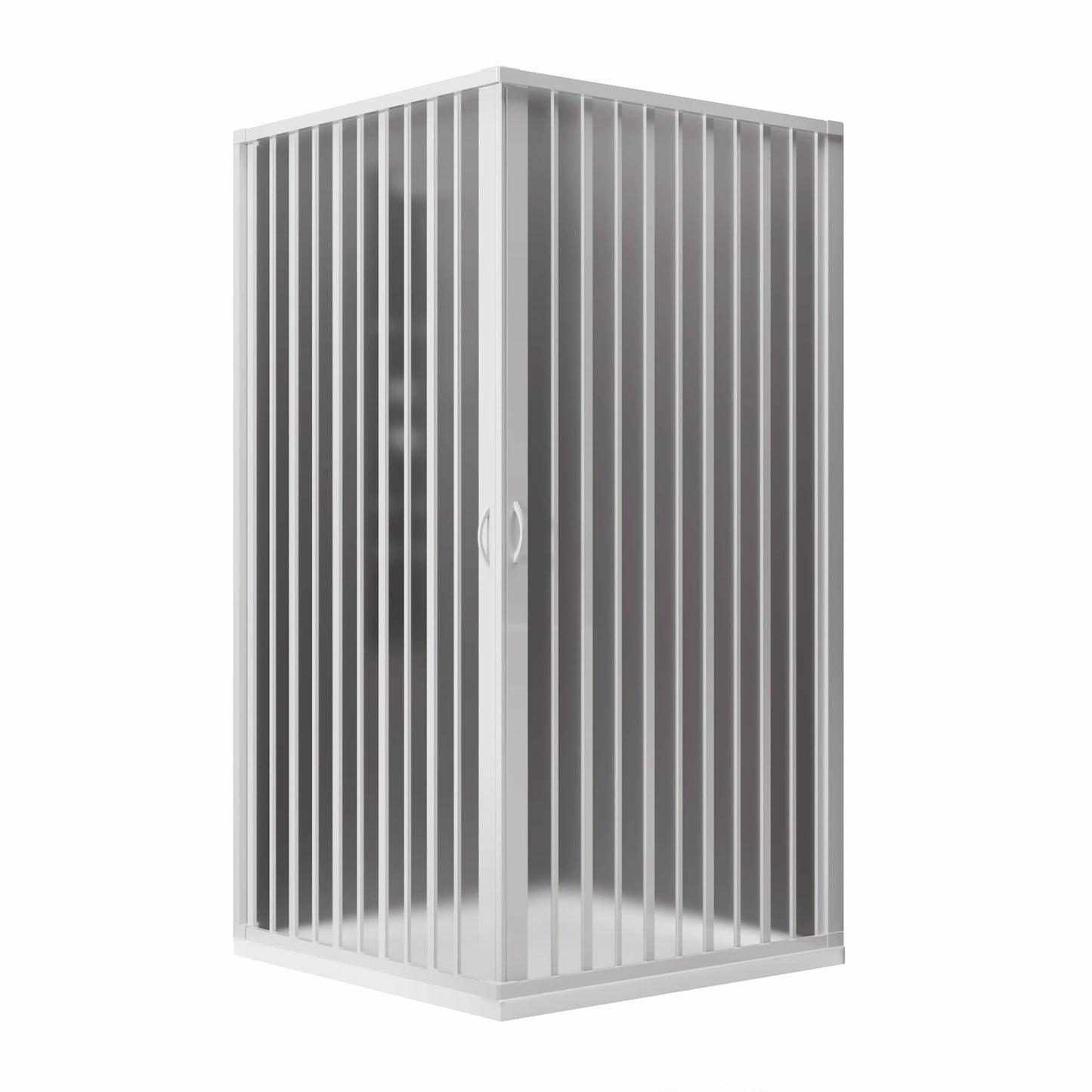 Cabine de Douche 2 Côtés Avec Pliage Réduit. Ligne Mod. Rosy Plisse