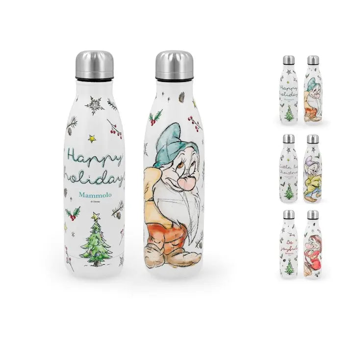 Bottiglia termica in acciaio inox Nani di Natale 0.5 L - 1 pezzo assortito