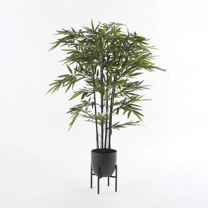 Bamboo nero artificiale in vaso H150 cm