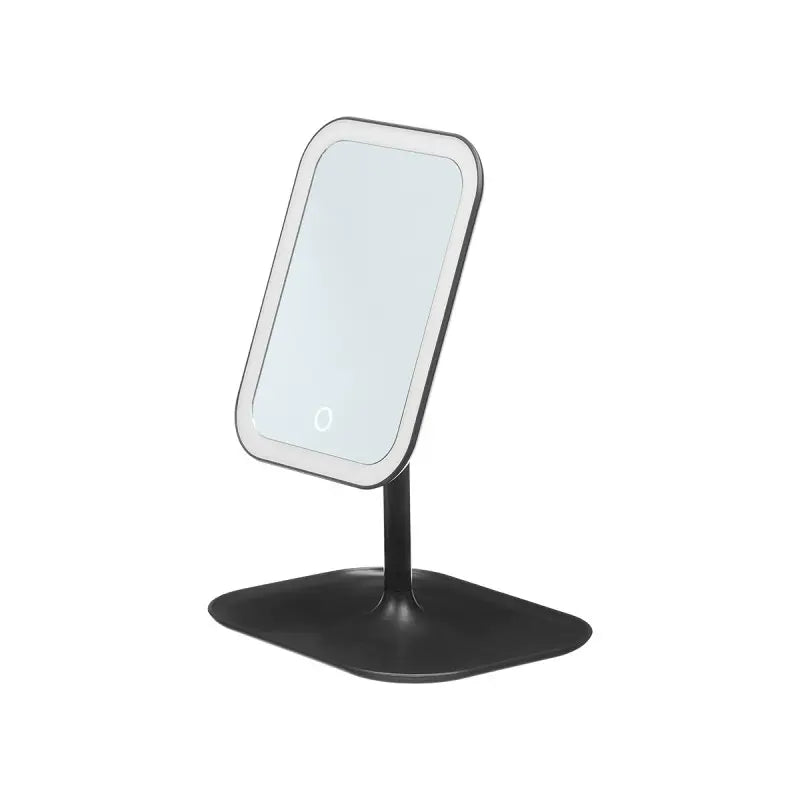 Miroir LED noir 29x16,5x6h cm