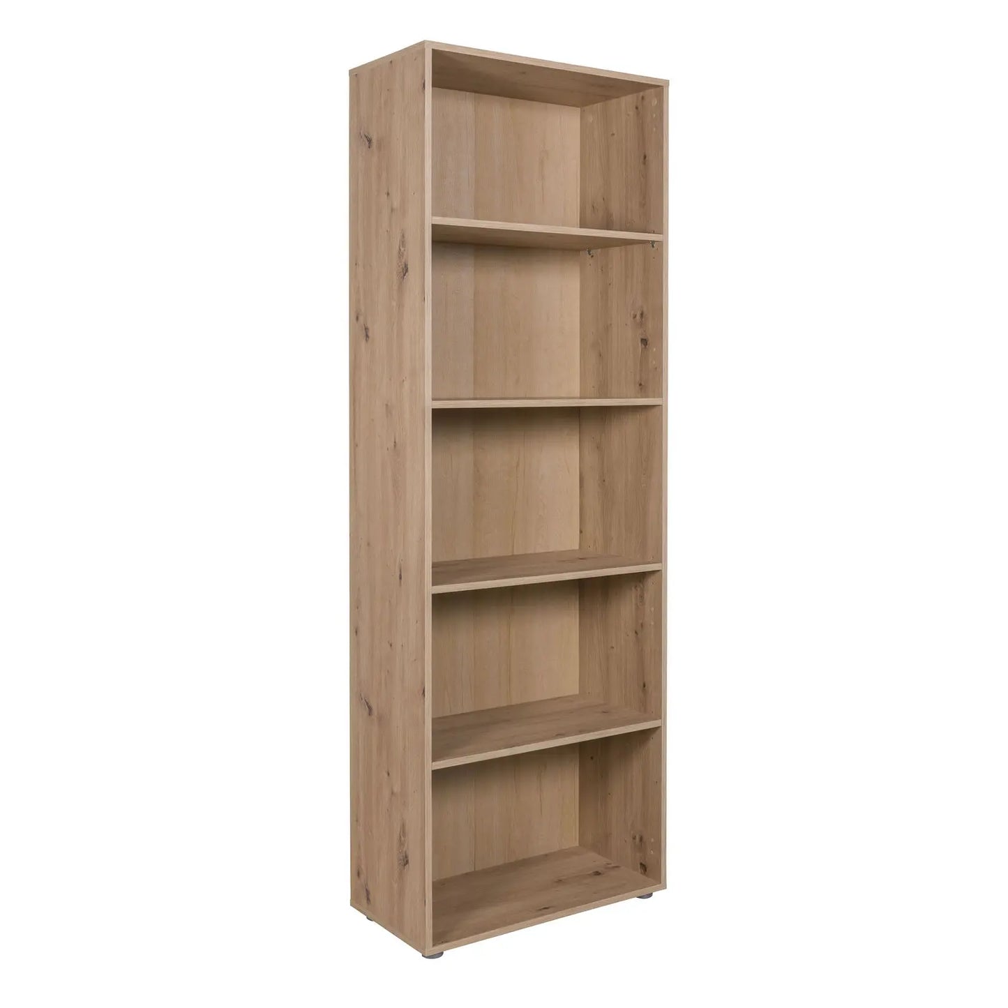 Bibliothèque 5 étagères chêne artisanal 68,8x35,3x200 composad