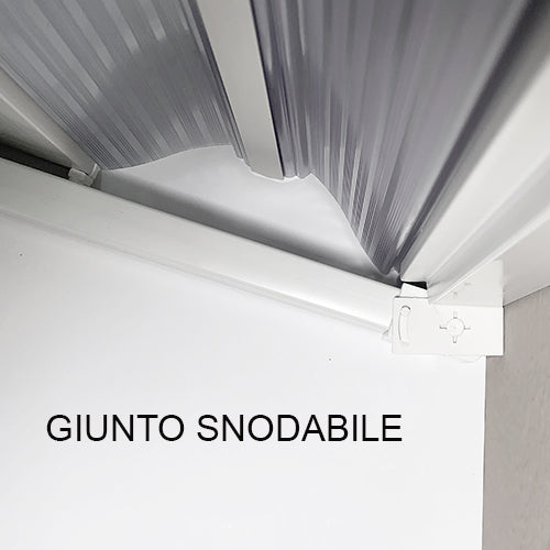 Cabine de Douche 2 Côtés Avec Pliage Réduit. Ligne Mod. Rosy Plisse