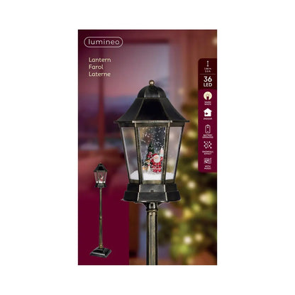 Lanterna LED effetto nevicata Ø32 × H166 cm