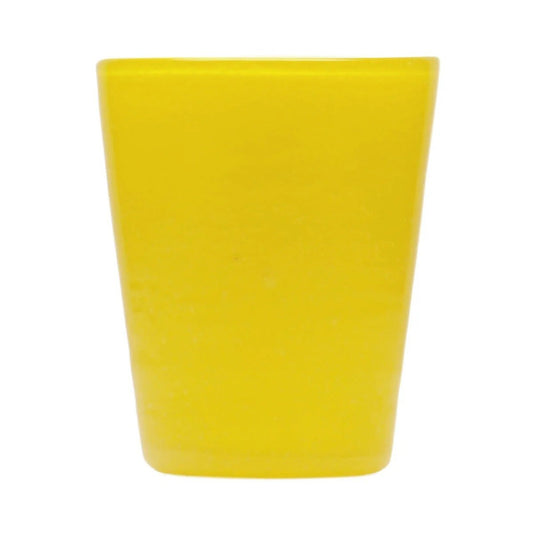 Original memento yellow solid water tumbler glass in blown glass 0.25L